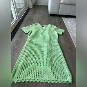 GAP Light Green Crochet dress